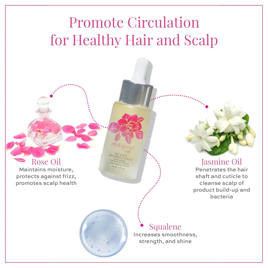 Maison 276 Repairing Serum for Hair and Scalp. 1 oz.